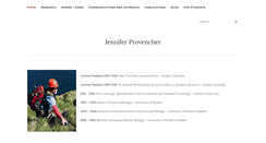 Desktop Screenshot of jenniferprovencher.com